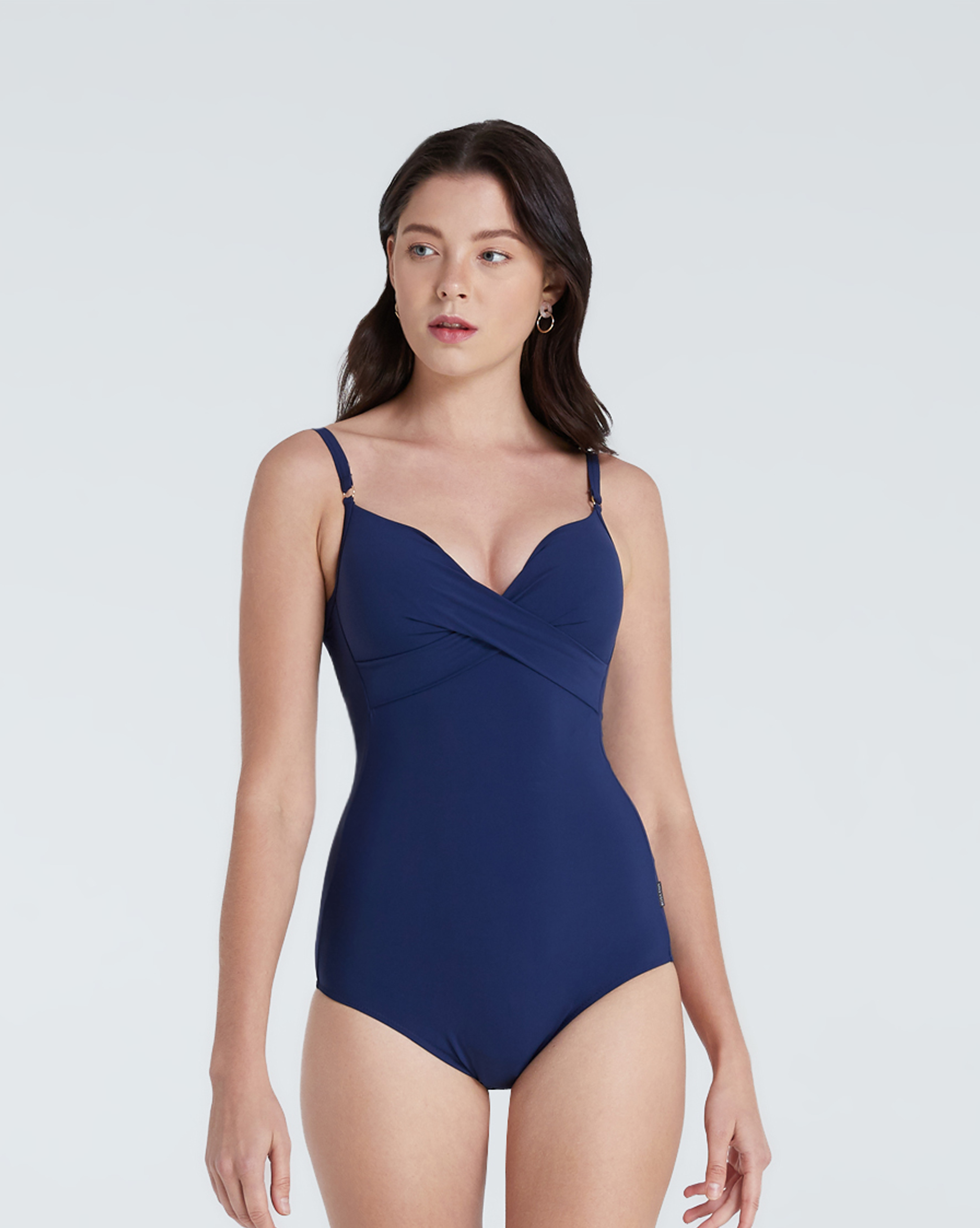 Anita • Twisted detail one piece swimsuit 